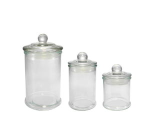Transparent Cover Lid of High Borosilicate Glass Storage Jar YD-STJ-152