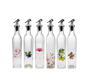 Paper-covered Glass Oil And Vinegar Bottle YD-VOB-037