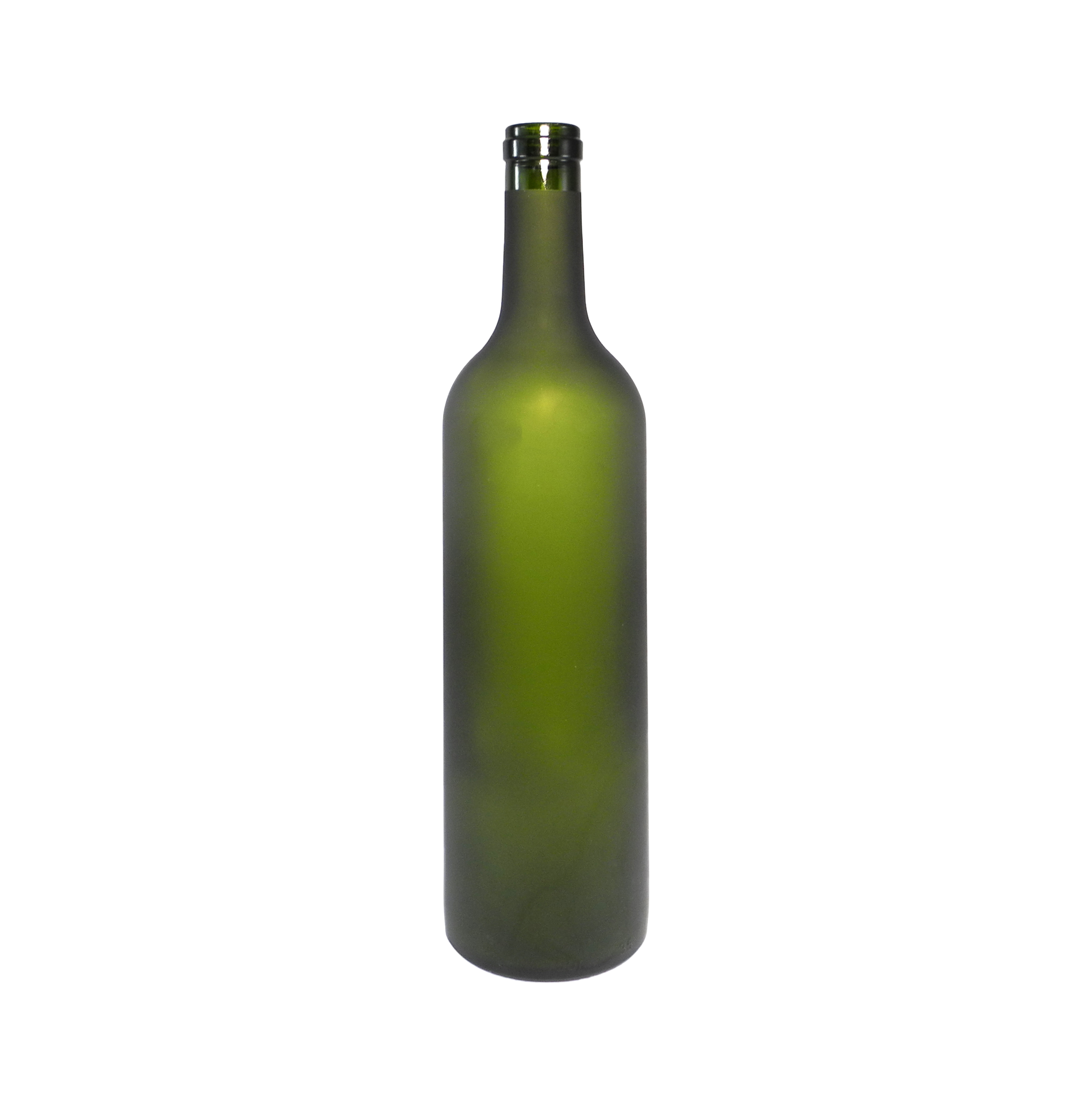 Cylindrical High-transparency Colored Glass Wine Bottle YD-BOW-007