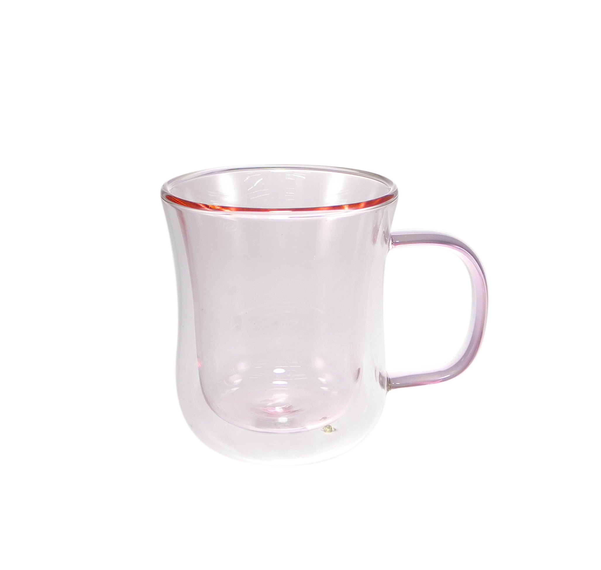 Colored Glass Cup with Handle And High Borosilicate Glass Material YD-CUP-137