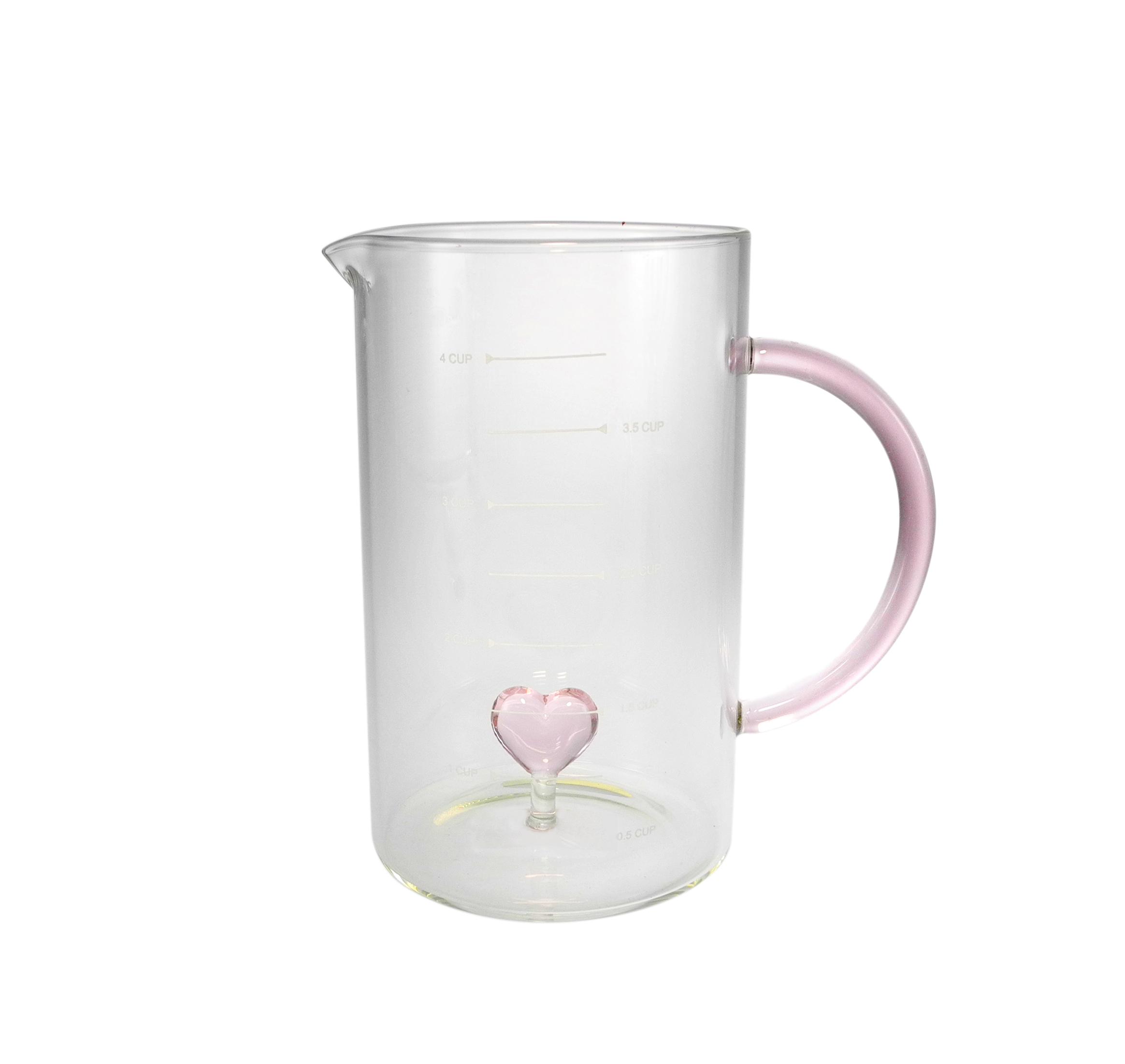 Special-shaped Cup Holder with High Borosilicate Glass Cup YD-CPU-128