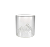 High Borosilicate Glass Cups with Mountain Interior Design YD-CPU-121