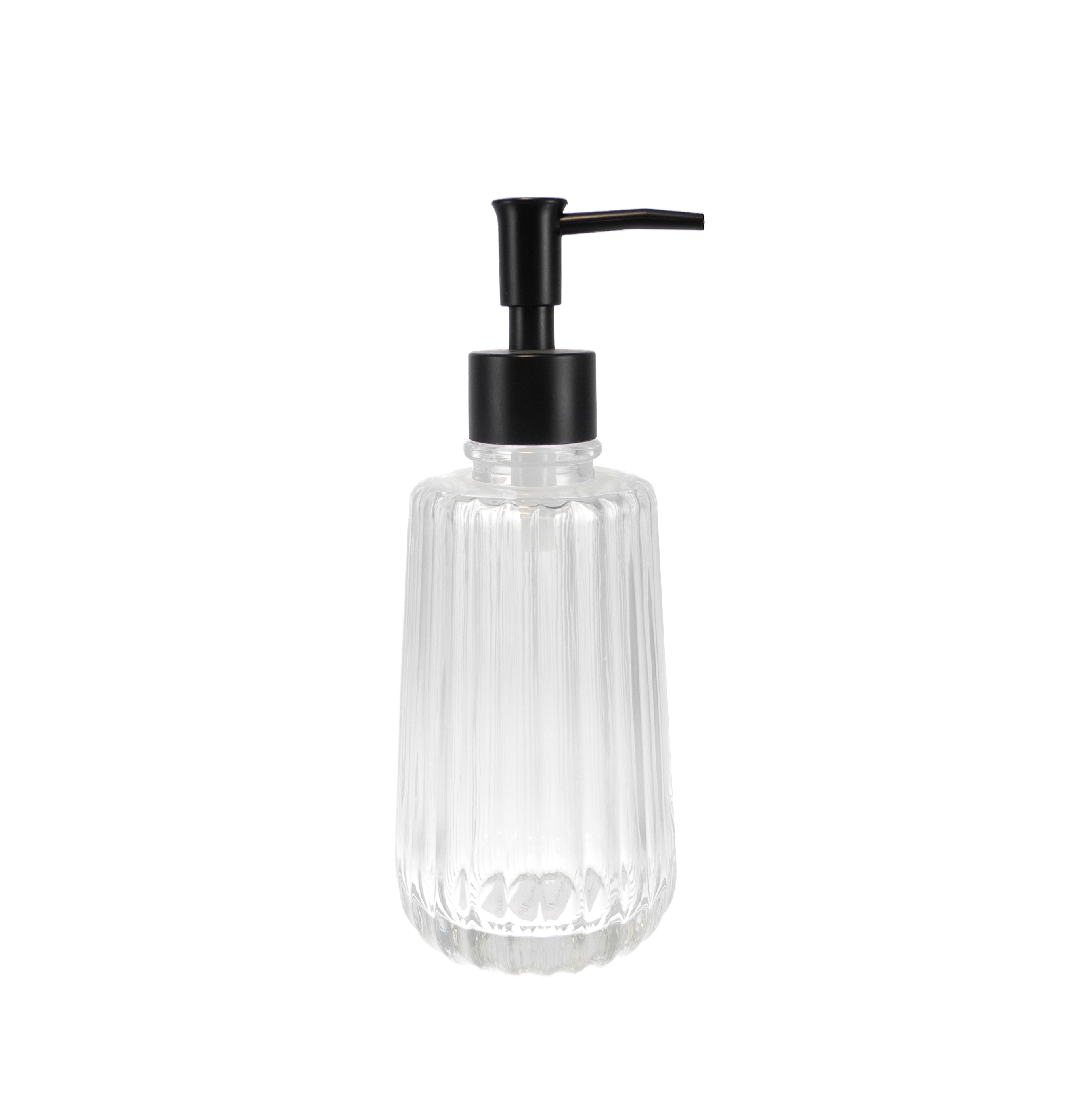 Transparent Vertical Striped Bathroom Bottle YD-BC-020