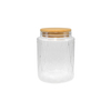 Rhombus-shaped Relief Pattern High Borosilicate Glass Storage Jar YD-STJ-077