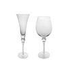 Transparent Shaped Wine Glass YD-PTC-054