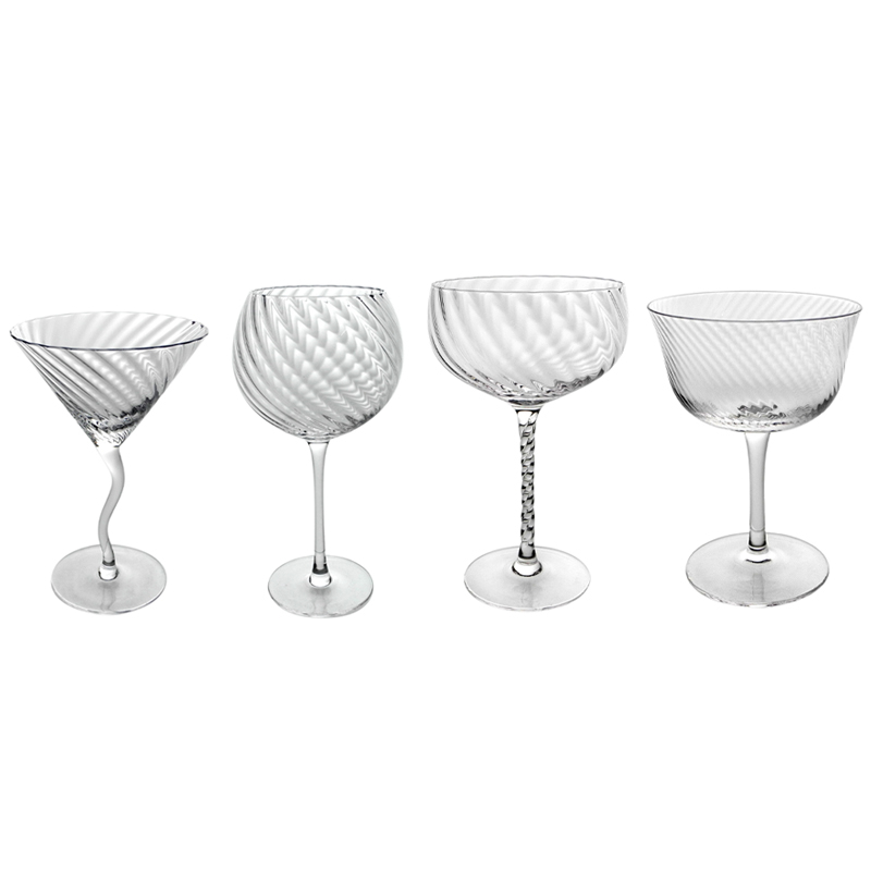 Twill Texture Wine Glass YD-PTC-058