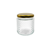Textured Gold-covered Storage Jar YD-STJ-061