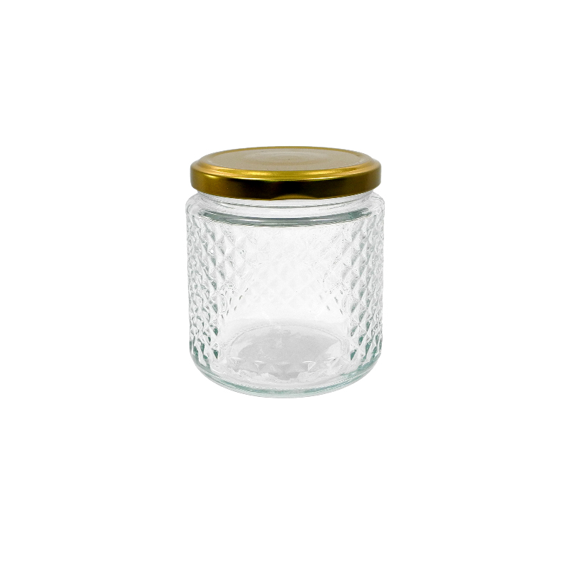 Textured Gold-covered Storage Jar YD-STJ-061