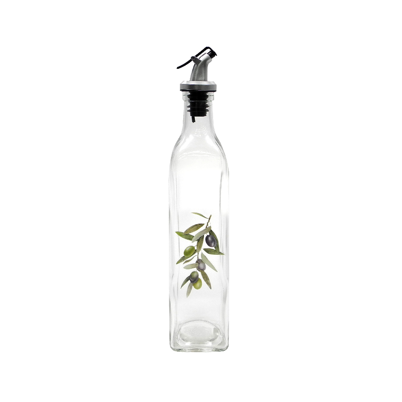 A Single Sticker Glass Oil Bottle YD-OVB-032