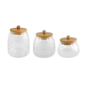 Wooden Cover Storage Jar YD-STJ-072