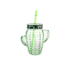 Fruit-shaped Glass Straw Cup YD-CUP-086
