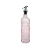 Pink Glass Oil Bottle YD-OVB-027