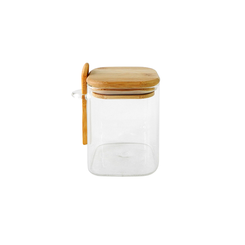High Borosilicate Storage Jar with Spoon YD-STJ-069