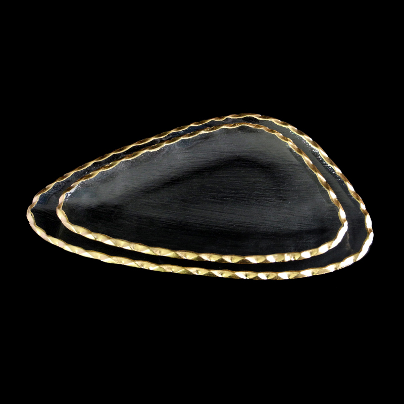 Triangular Gold Hot Bending Plate YD-HBP-008
