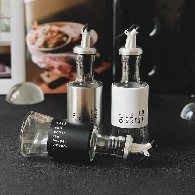 Sticker Oil & Vinegar Glass Bottle YD-OVB-009