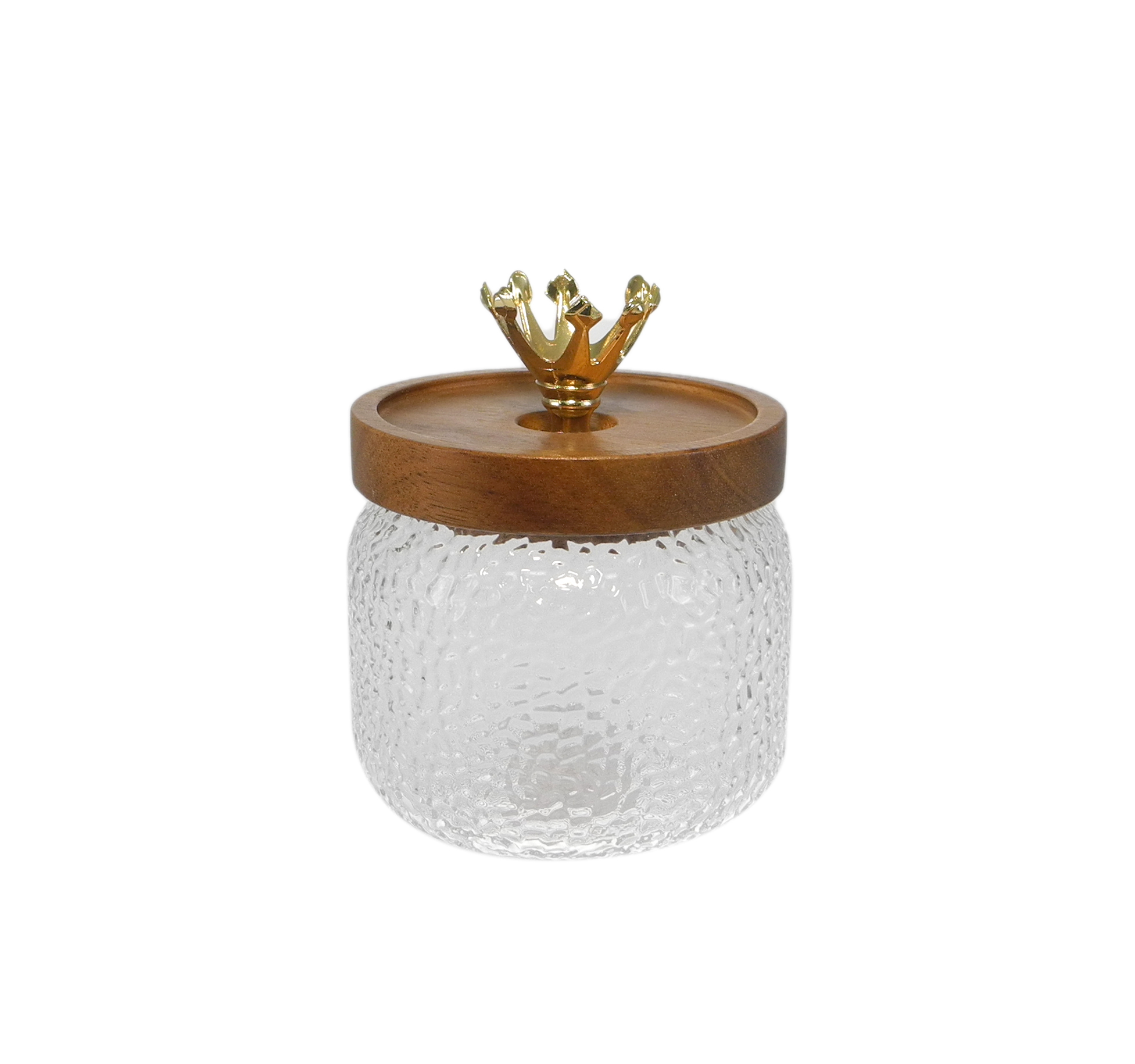Crown Jewelry High Borosilicate Glass Storage Jar YD-STJ-097