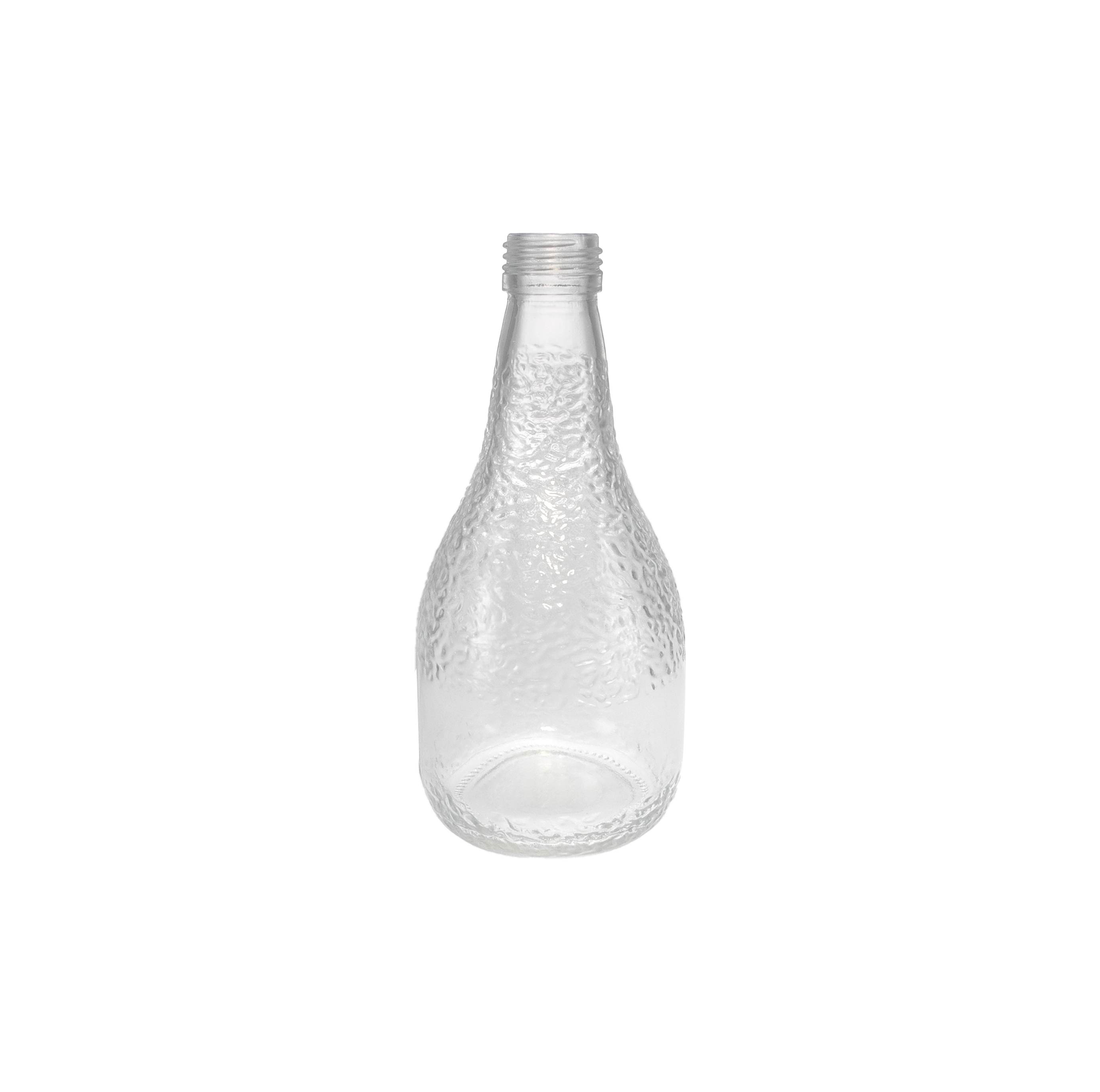 Small-mouthed Engraved-patterned Glass Bottle YD-BOT-024