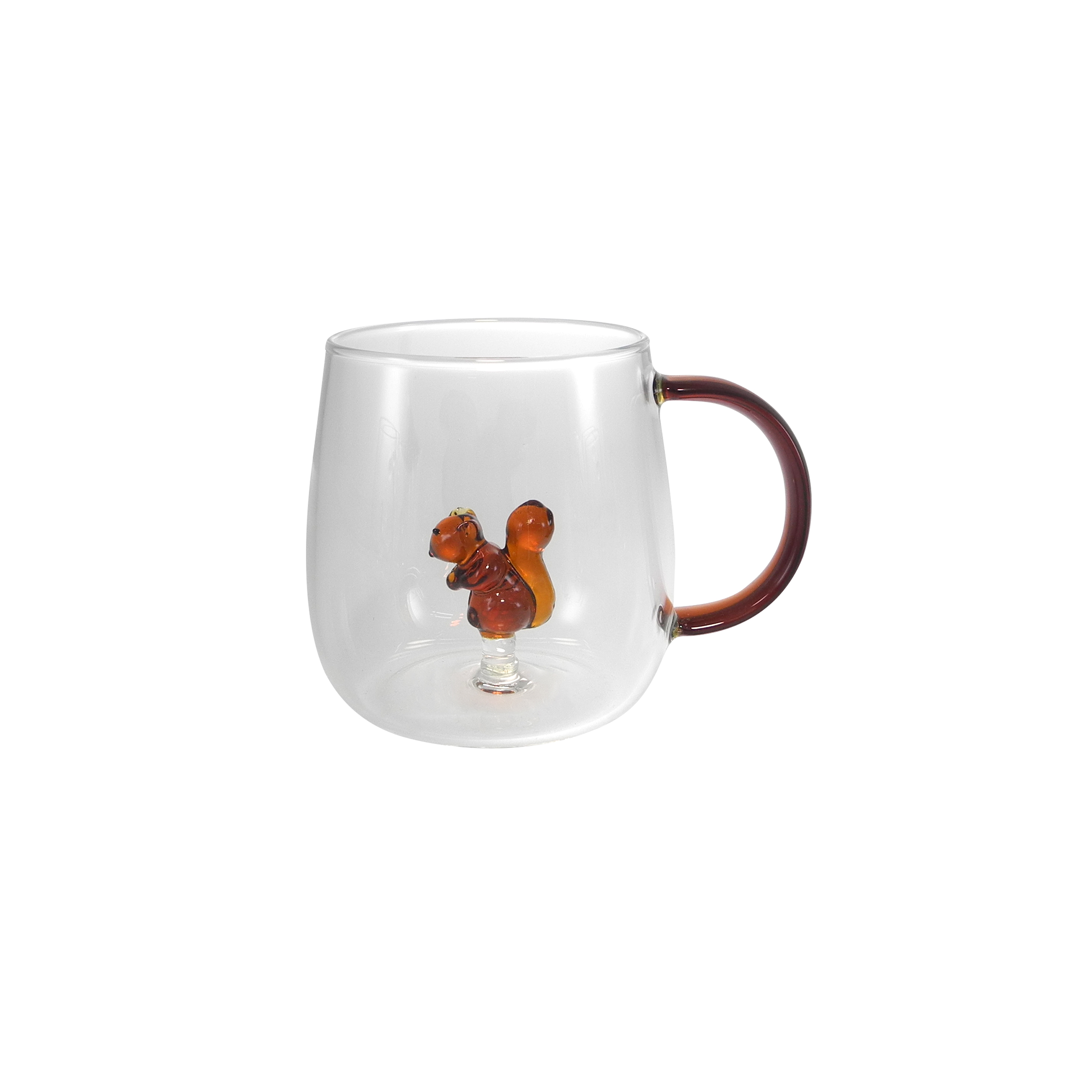 Glass Cup with Handle Made of High Borosilicate Glass YD-CPU-096