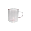 External Cup with Decorative Patterns Made of Double-layer High Borosilicate Glass YD-CPU-107