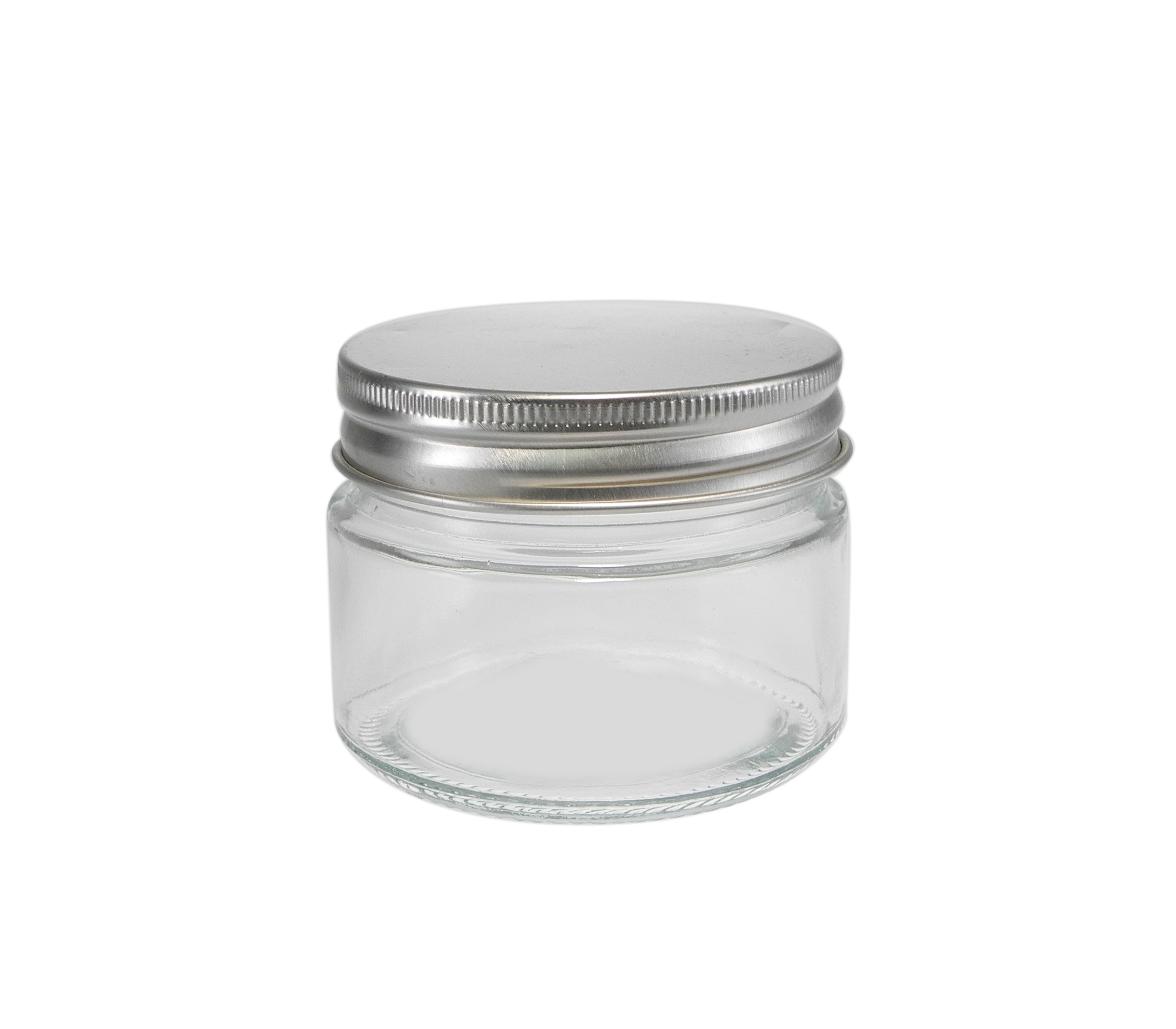 Small-sized Silver Stainless Steel Lid for High Borosilicate Glass Storage Jar YD-STJ-151