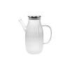 Vertical Striped Borosilicate Glass Kettle YD-KEL-001