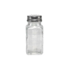 Silver Stainless Steel Lid Salt And Pepper Glass Bottle YD-SPB-009