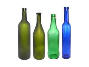 Cylindrical High-transparency Colored Glass Wine Bottle YD-BOW-007
