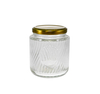Vertical Striped Combination High Borosilicate Glass Storage Jar YD-STJ-118