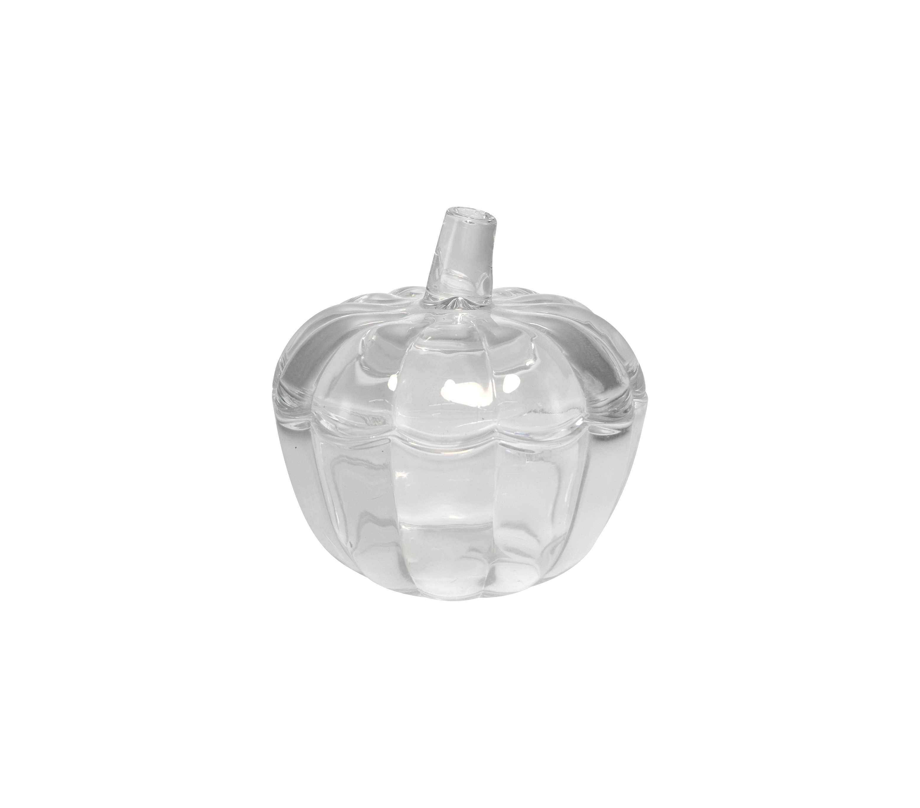 A Pumpkin-shaped Glass Cover Made of High Borosilicate Glass Storage Tank YD-STJ-169