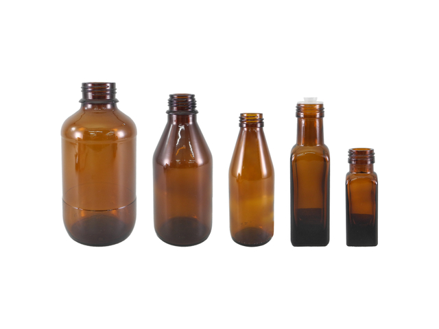 High-transparency Amber Glass Bottle YD-BOT-030