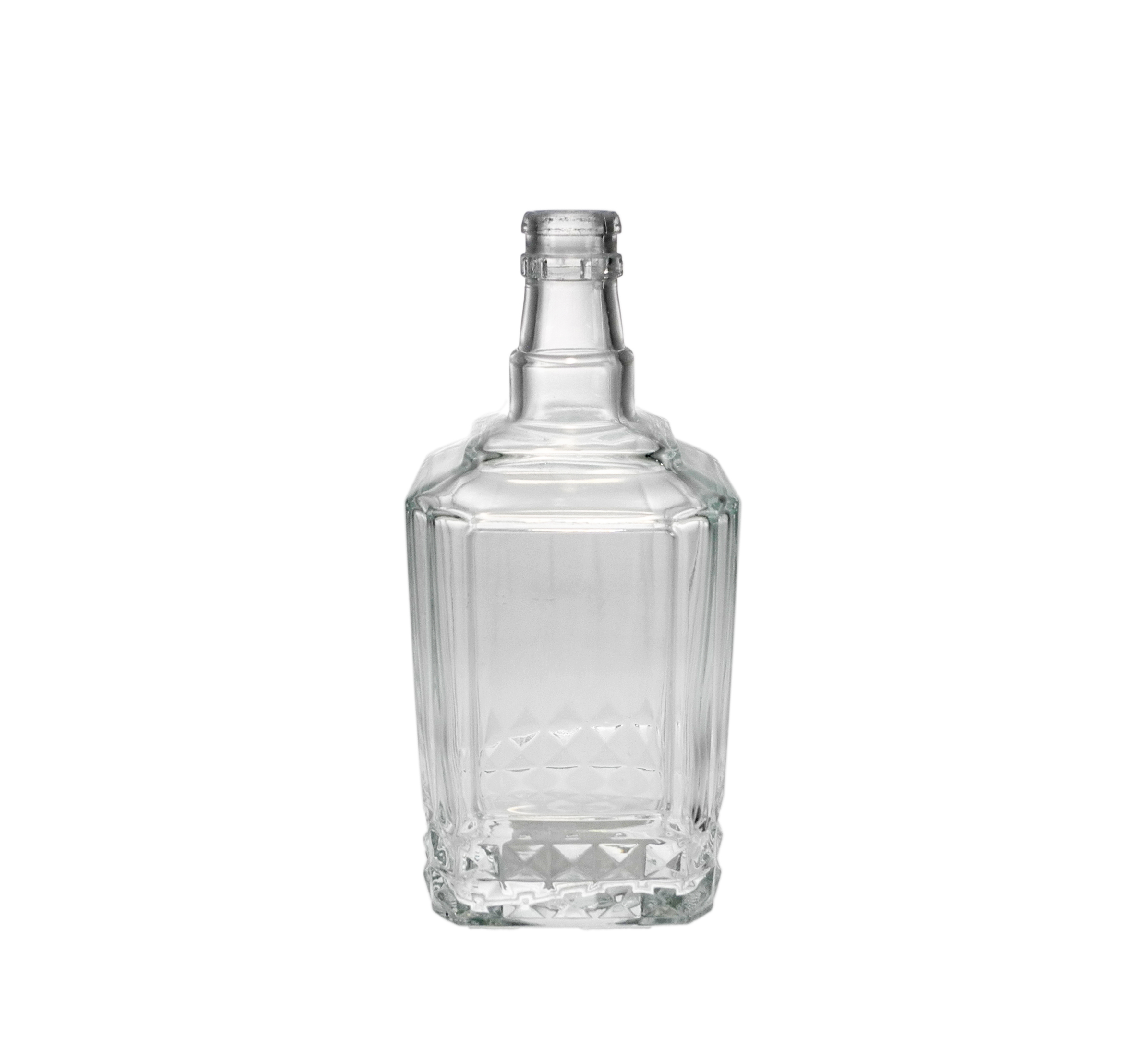 Transparent Glass Wine Bottle YD-BOW-017