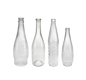Cylindrical Transparent Glass Wine Bottle YD-BOW-015