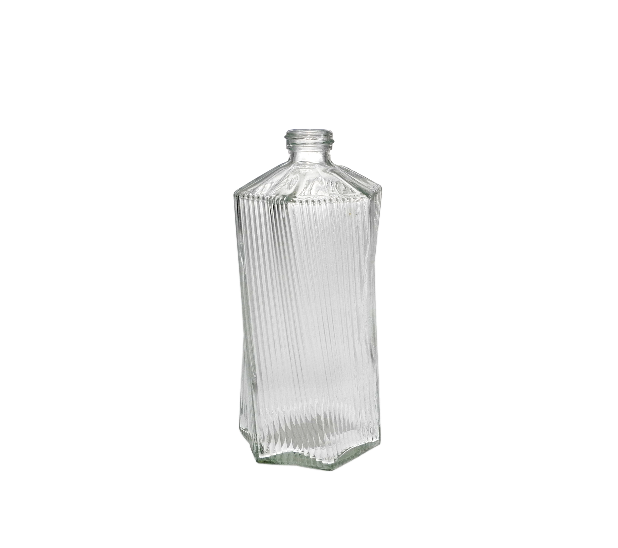 Oval Relief Glass Wine Bottle YD-BOW-016