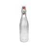 Cylindrical Relief Glass Stopper Bottle YD-BOT-035