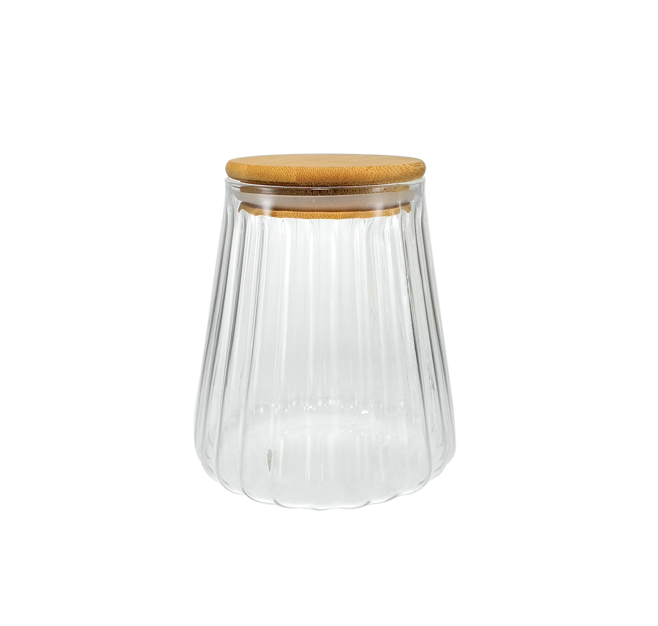 Dot-relief High Borosilicate Glass Storage Jar YD-STJ-086