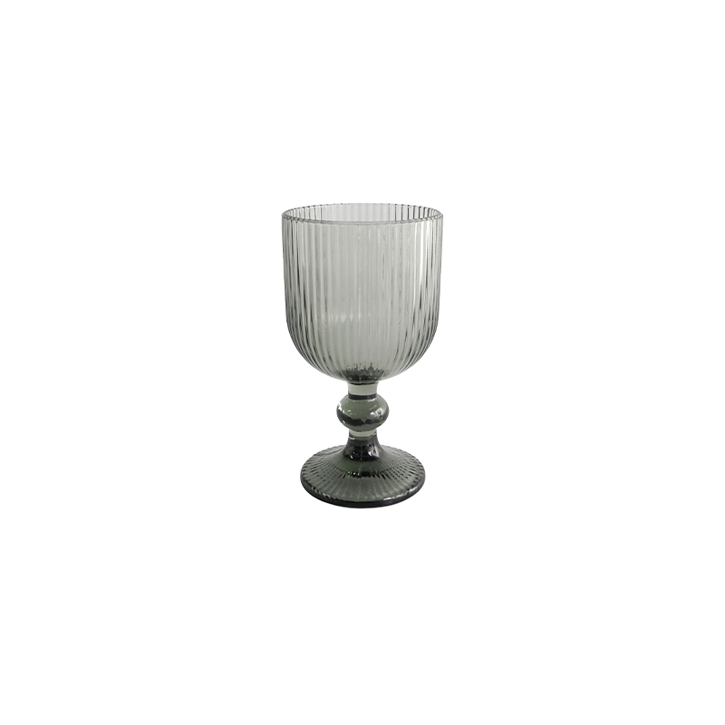 Grey Striped Glass Cup Set YD-CUP-066