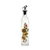 Patterned Transparent Glass Oil Bottle YD-OVB-033