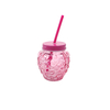 Fruit-shaped Glass Straw Cup YD-CUP-086