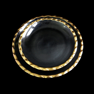 Round Gold-painted Hot Bending Plate YD-HBP-027