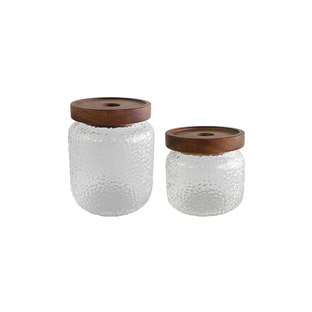 Textured High Borosilicate Storage Jar YD-STJ-040