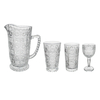 Embossed Pattern Glass Kettle Combination YD-CUP-049
