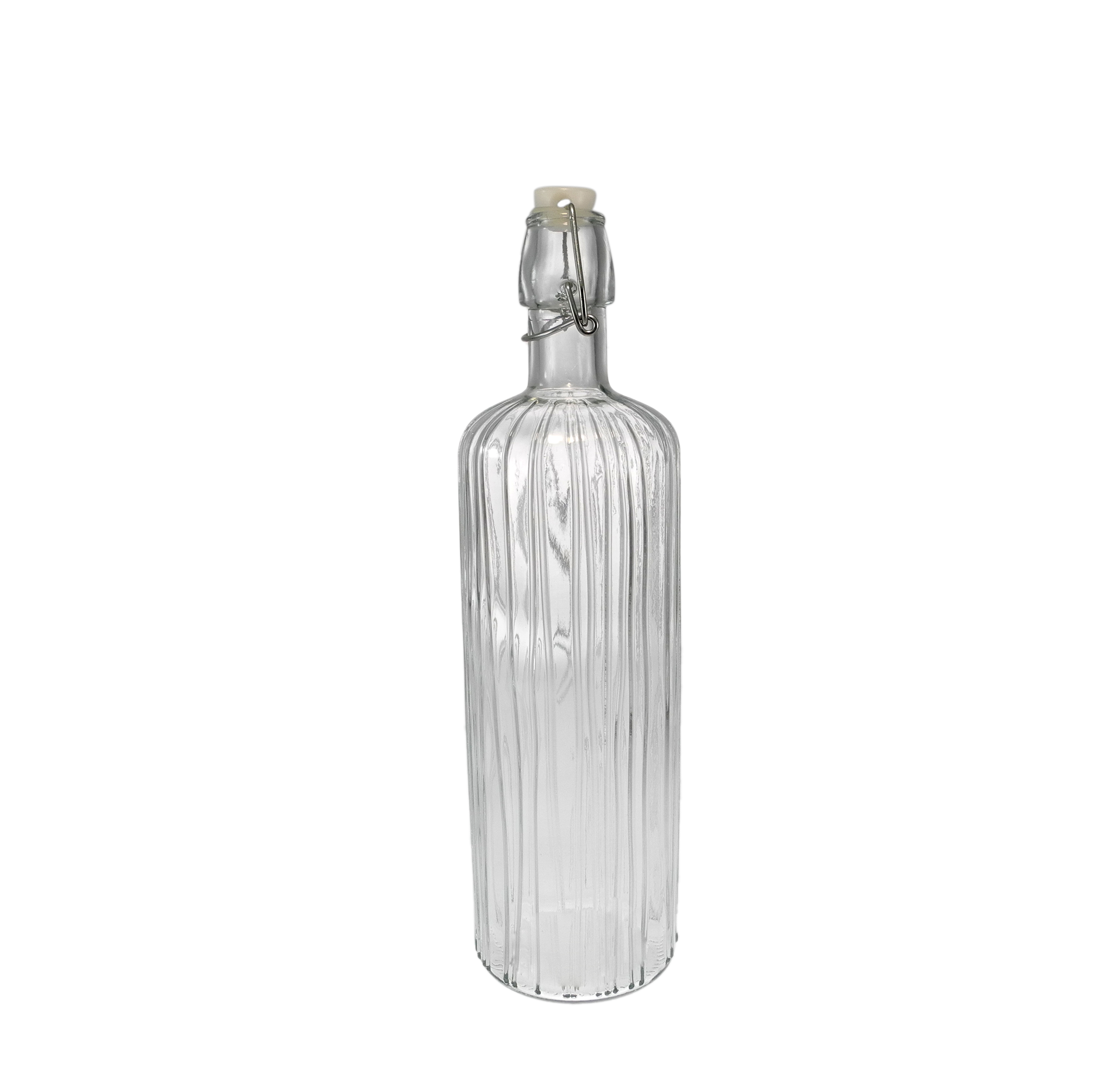 External Relief Glass Stopper Bottle YD-BOT-049