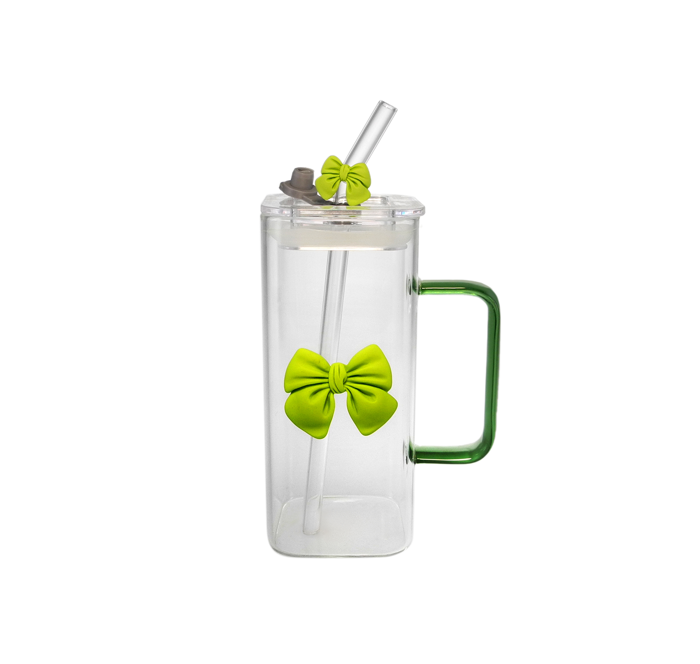 External Clip-on Straw Glass with High Borosilicate Glass YD-CPU-120
