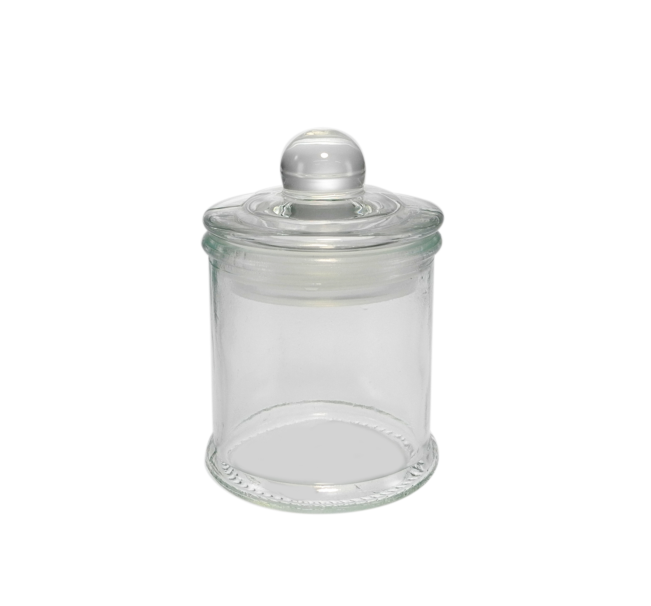 Transparent Cover Lid of High Borosilicate Glass Storage Jar YD-STJ-152