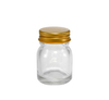 Different Colored Stainless Steel Lids for High Borosilicate Glass Storage Jars YD-STJ-154