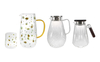 Flower-pattern Relief High Borosilicate Glass Kettle YD-KEL-005