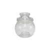 Special-shaped Large-bottle-mouth Wooden Lid High-boron-silica Glass Storage Jar YD-STJ-163