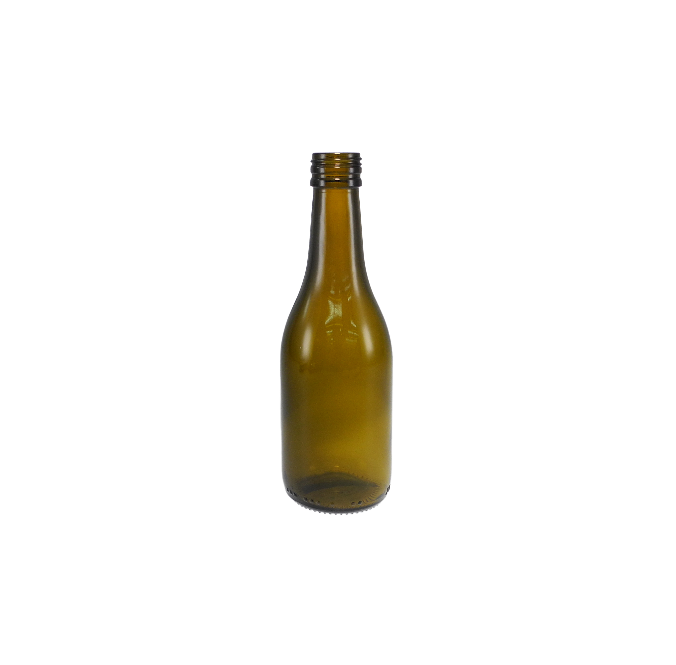 Cylindrical Glass Wine Bottle with Embossed Design YD-BOW-008