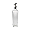 Relief Transparent Glass Balsamic Vinegar Bottle YD-VOB-040