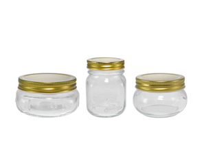 Small-sized Glossy High-boron-silica Glass Storage Container YD-STJ-121